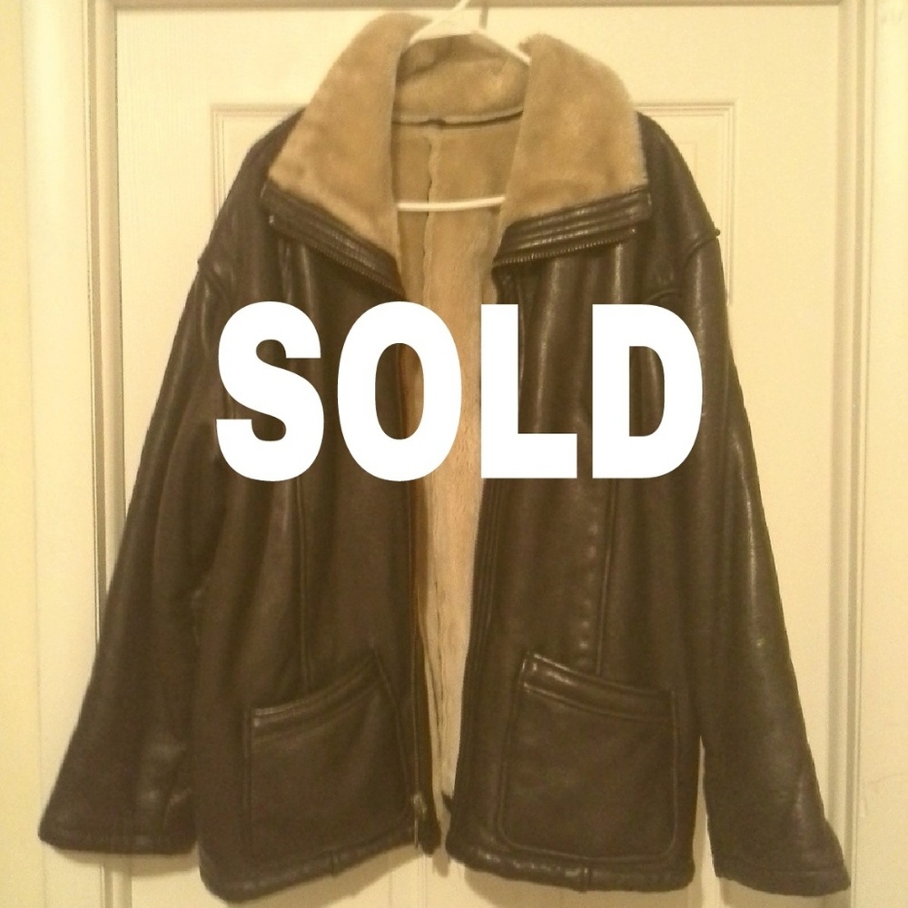 Ladies leather coat